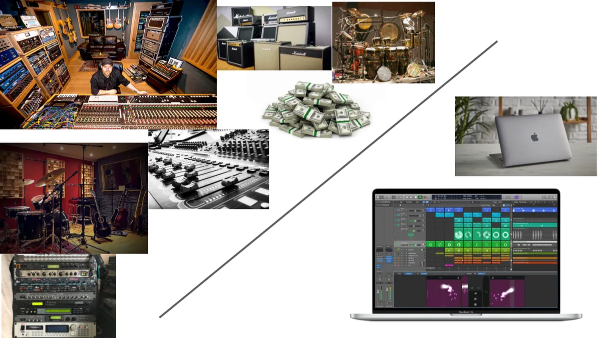 Music production tools becoming smaller, softer, and easier to reach