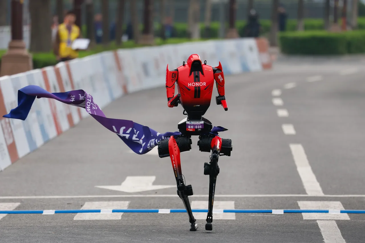 Chinese industrial robot demonstration